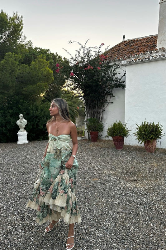 Zimmermann Vacay Tie Midi Dress