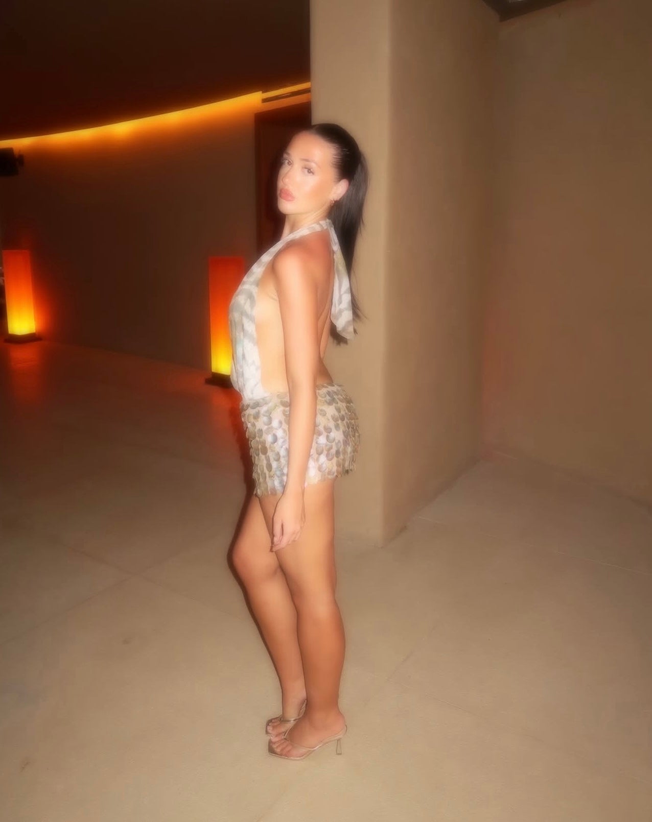 Jaded London Syrienna Backless Mini Dress