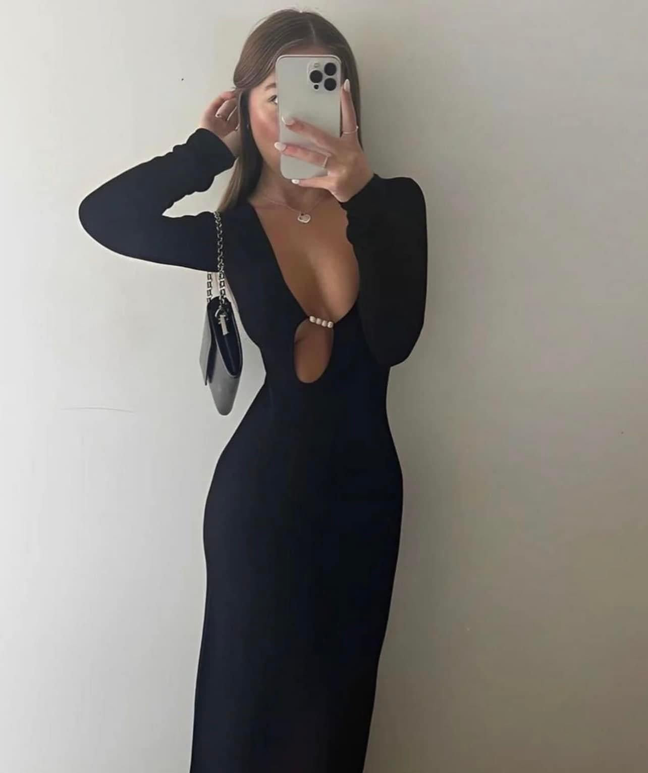 SIR. Kinetic Beaded Maxi Dress