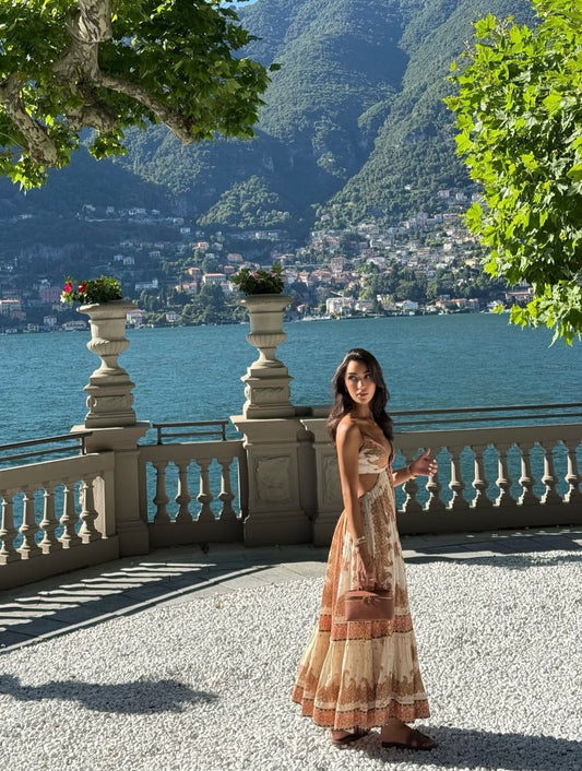 Zimmermann Maxine Plunge Maxi Dress