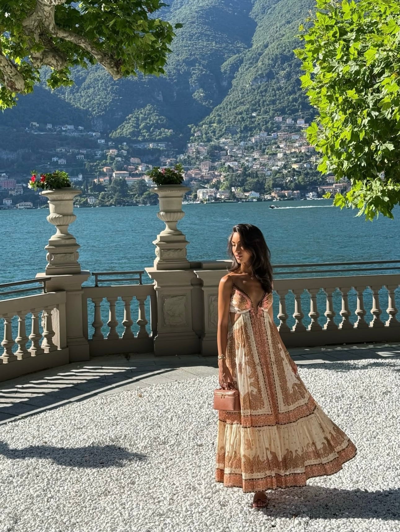 Zimmermann Maxine Plunge Maxi Dress