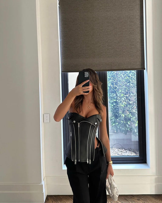 Dion Lee Biker Zip Corset