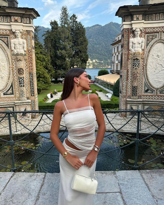 Christopher Esber Contrast Sheer Panel Dress