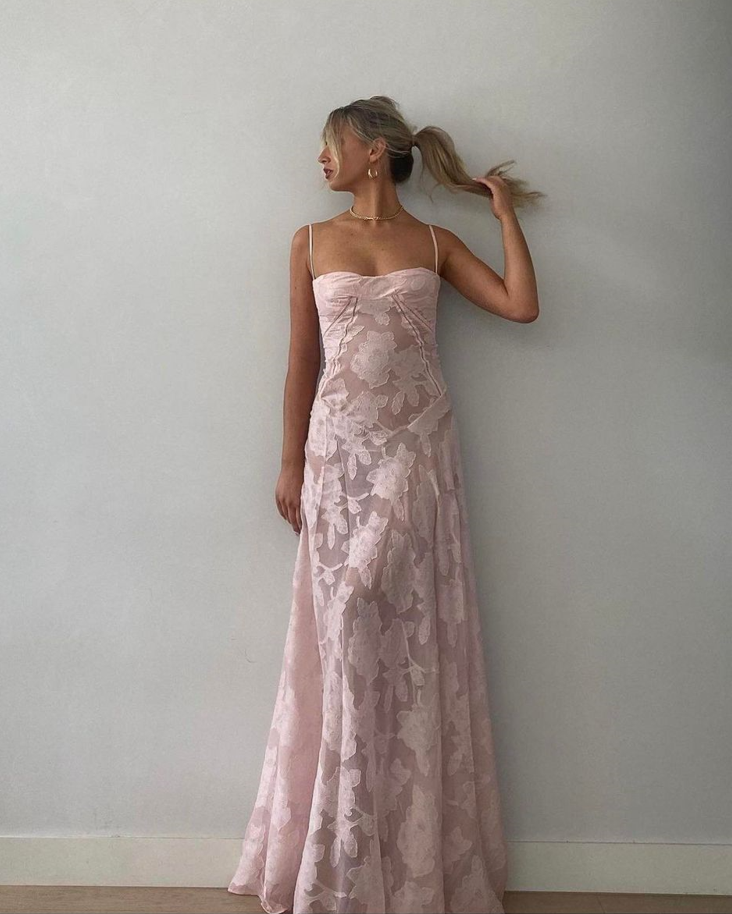 House of CB Seren Floral Lace Maxi Dress