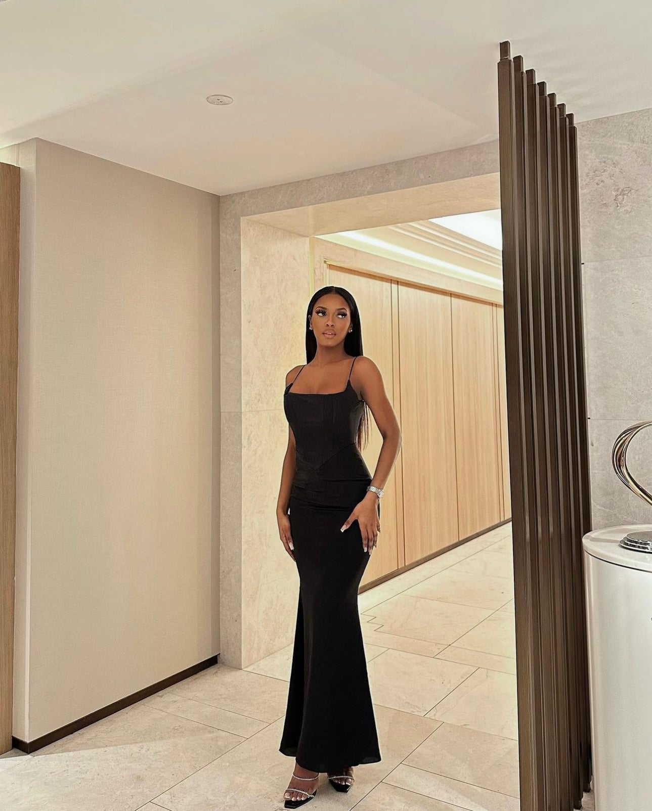 House of CB Olivette Satin Maxi Dress – 02HIRE