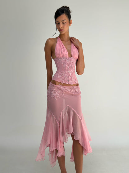Mali Marea Rosabella Corset + Midi Skirt