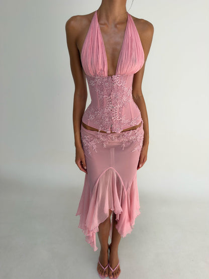 Mali Marea Rosabella Corset + Midi Skirt