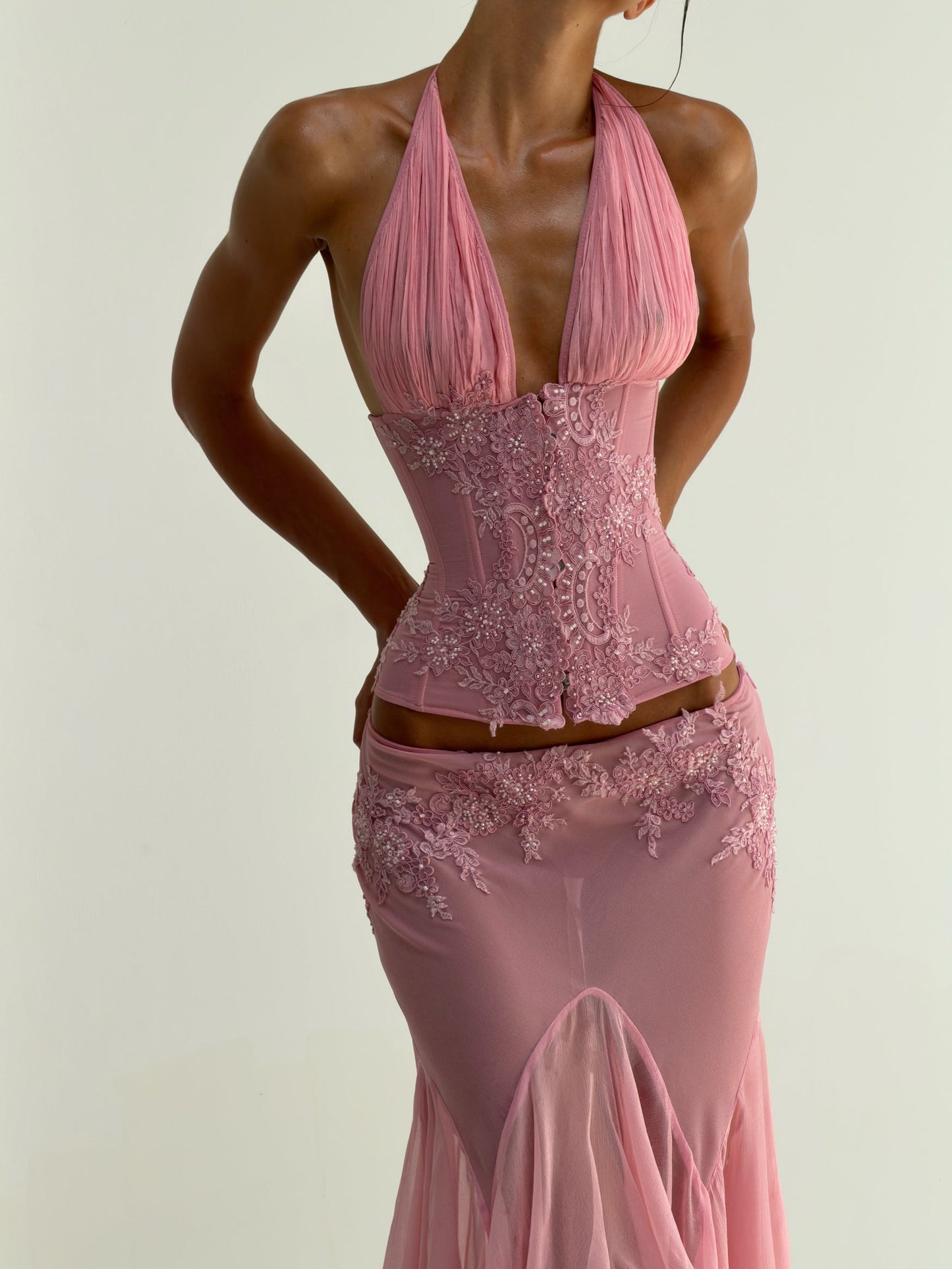 Mali Marea Rosabella Corset + Midi Skirt