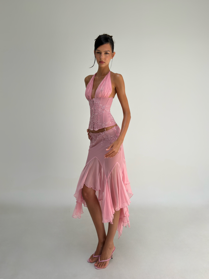 Mali Marea Rosabella Corset + Midi Skirt