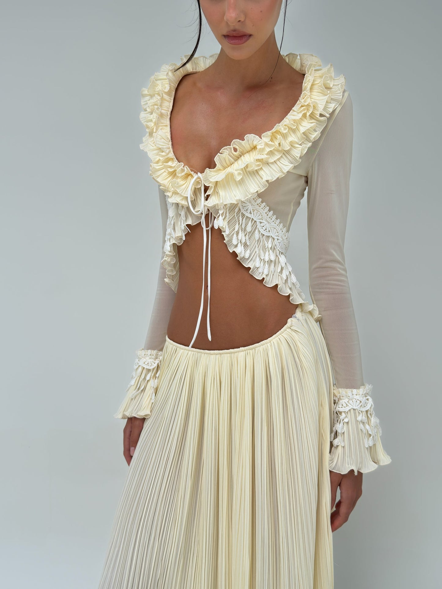 Mali Marea Belissima Long Sleeve Top + Maxi Skirt