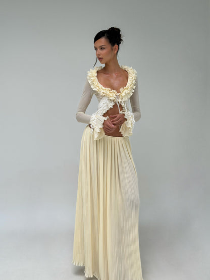 Mali Marea Belissima Long Sleeve Top + Maxi Skirt