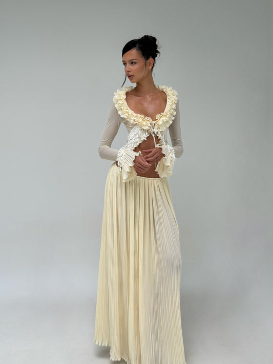 Mali Marea Belissima Long Sleeve Top + Maxi Skirt