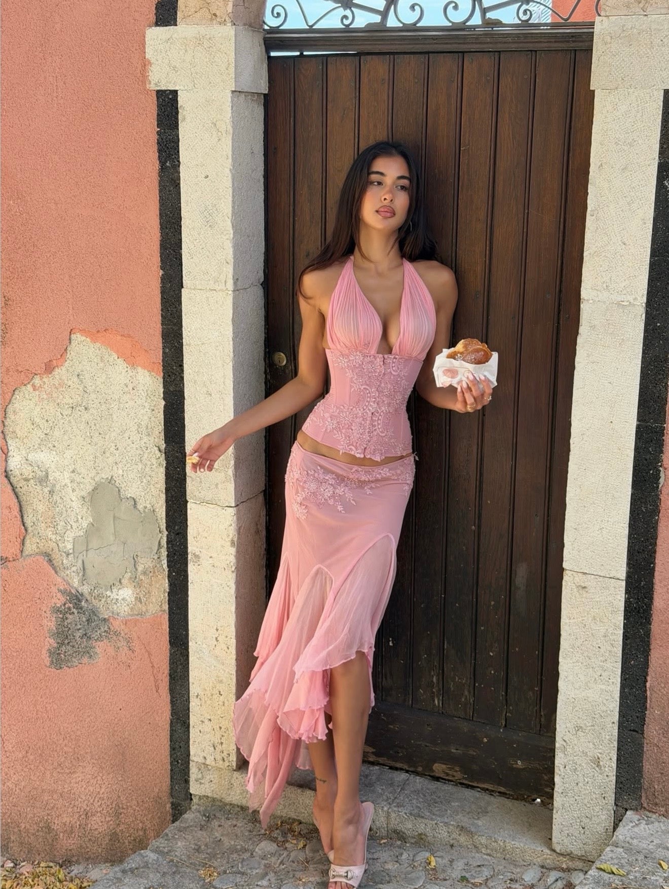 Mali Marea Rosabella Corset + Midi Skirt