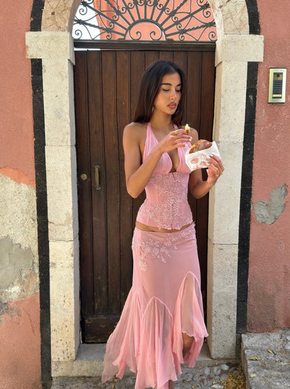 Mali Marea Rosabella Corset + Midi Skirt