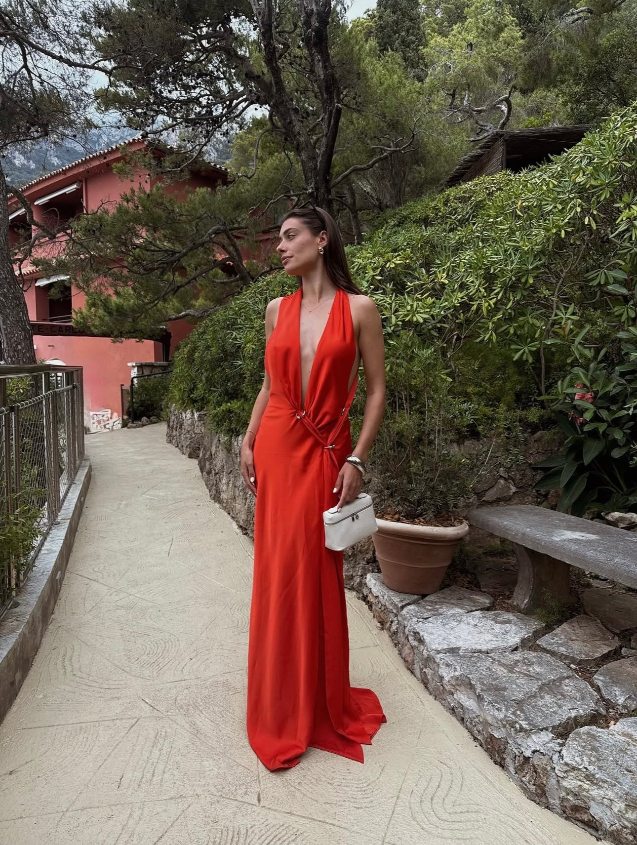 Misha Harlow Satin Dress