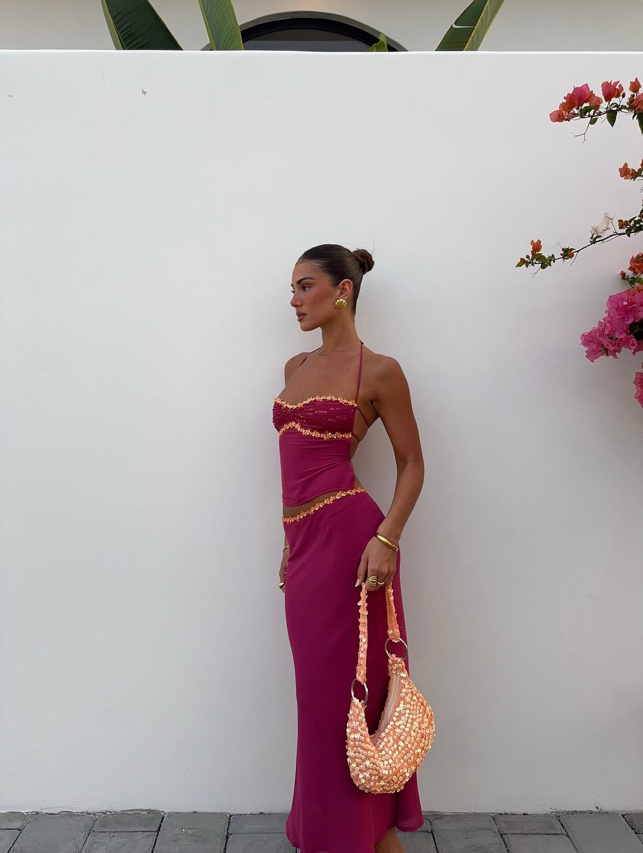 I AM DELILAH Jemima Halter + Midi Skirt