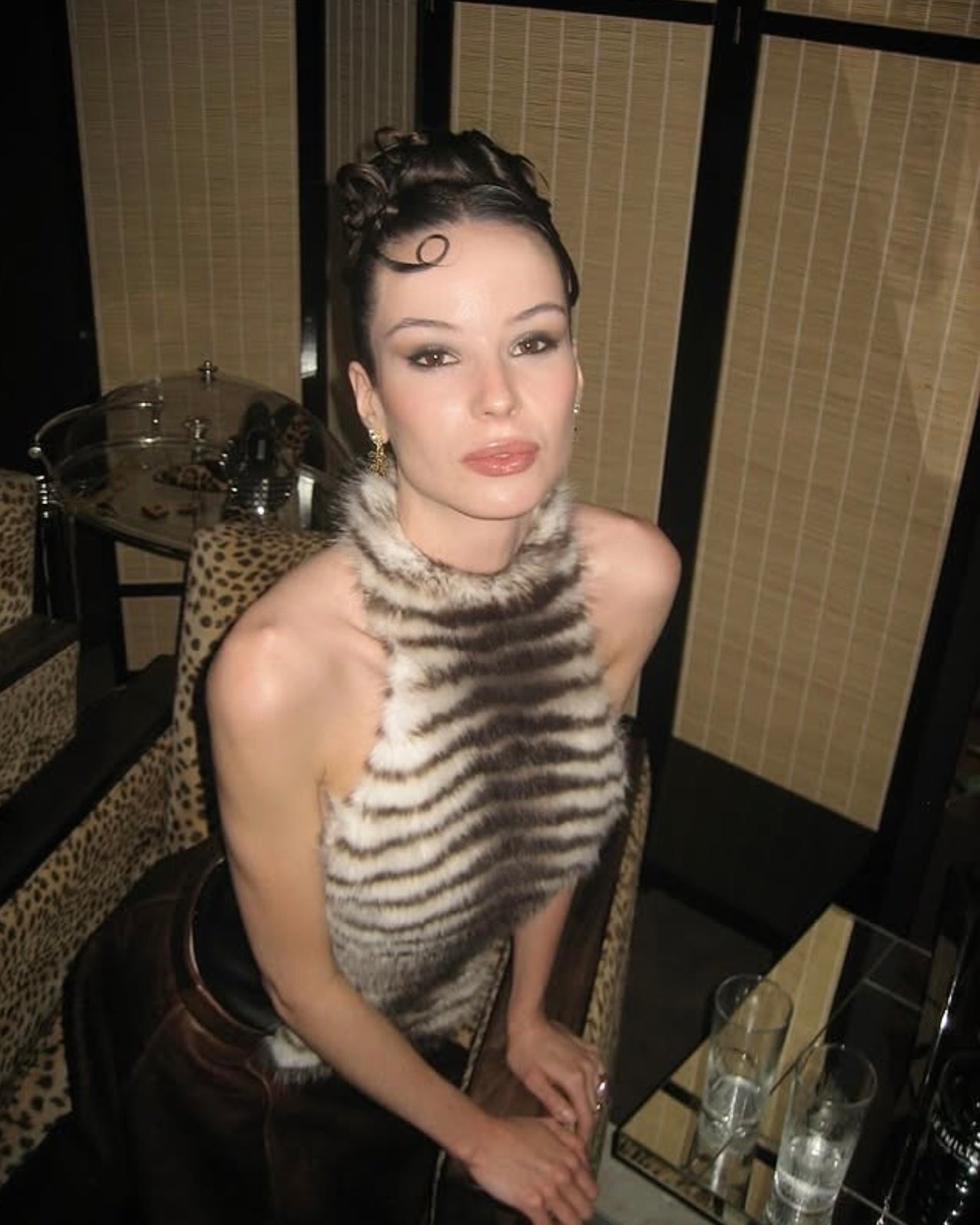 Fancì Club White Claw Halterneck Top + Isla Mini Shorts