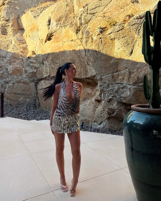 Jaded London Syrienna Backless Mini Dress