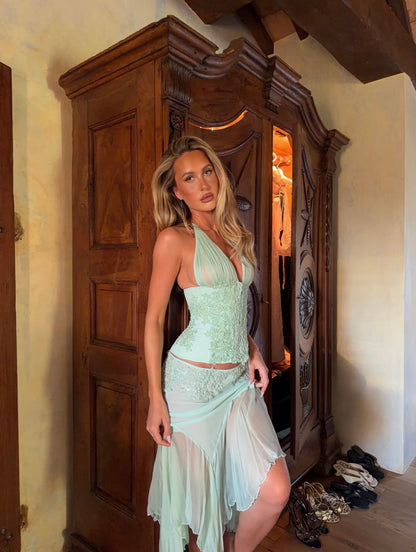 Mali Marea Rosabella Corset + Midi Skirt