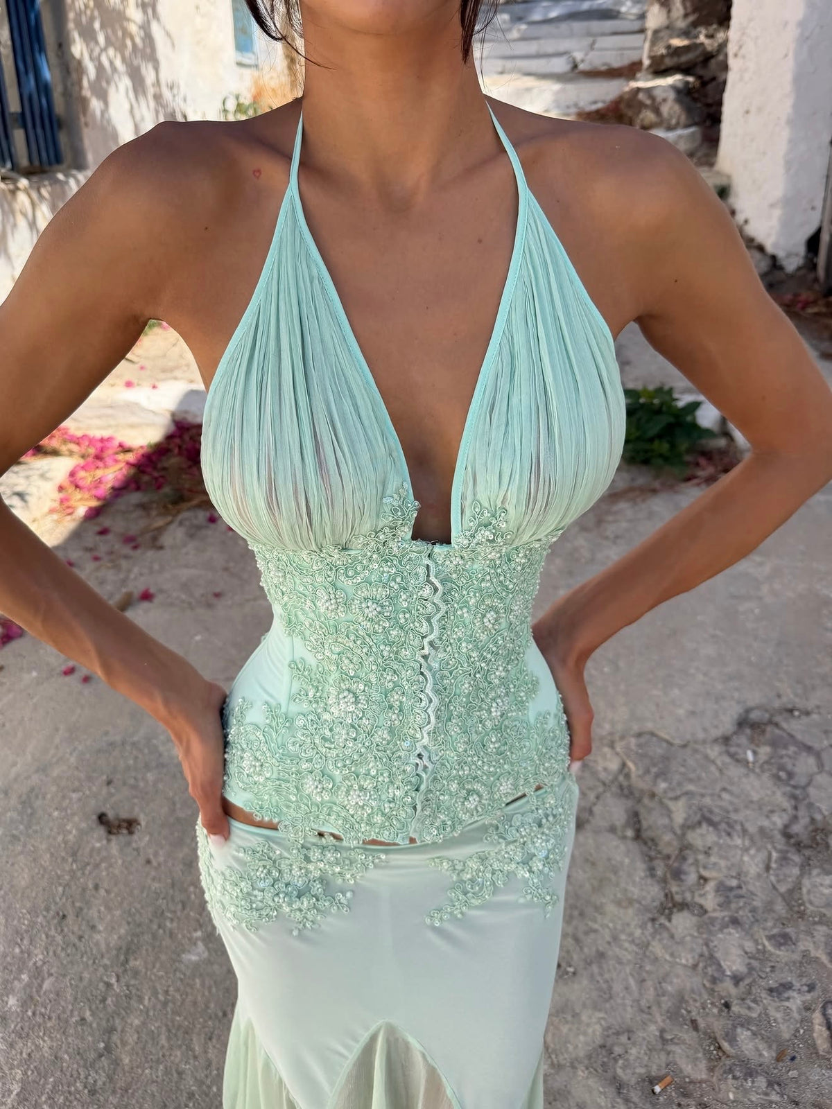 Mali Marea Rosabella Corset + Midi Skirt