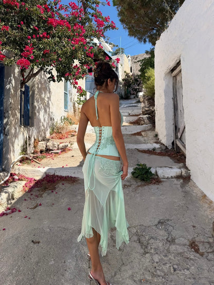 Mali Marea Rosabella Corset + Midi Skirt