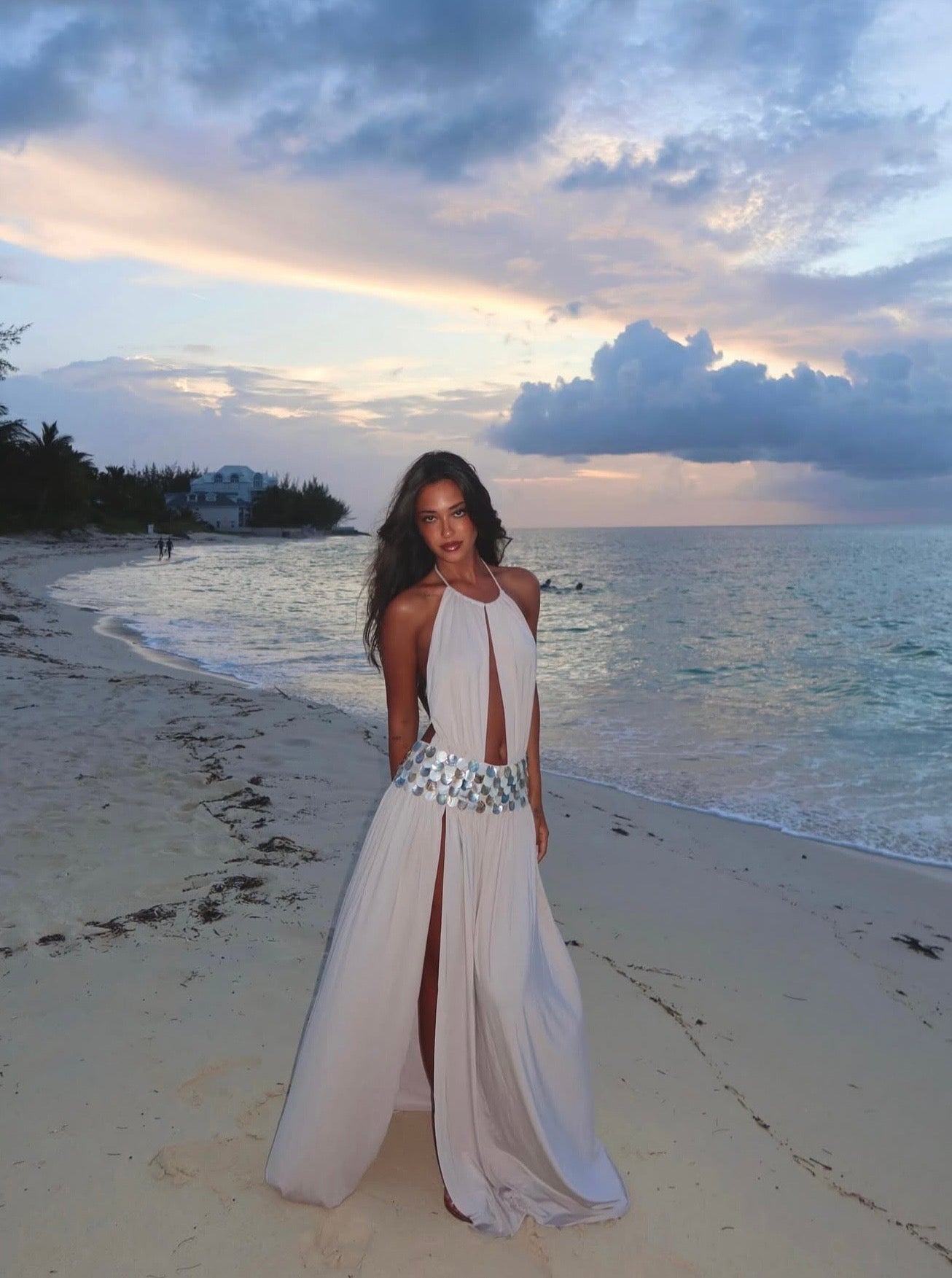 Jaded London Oryx Maxi Dress with Shells