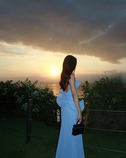 Selezza London Chiffon Maxi Dress