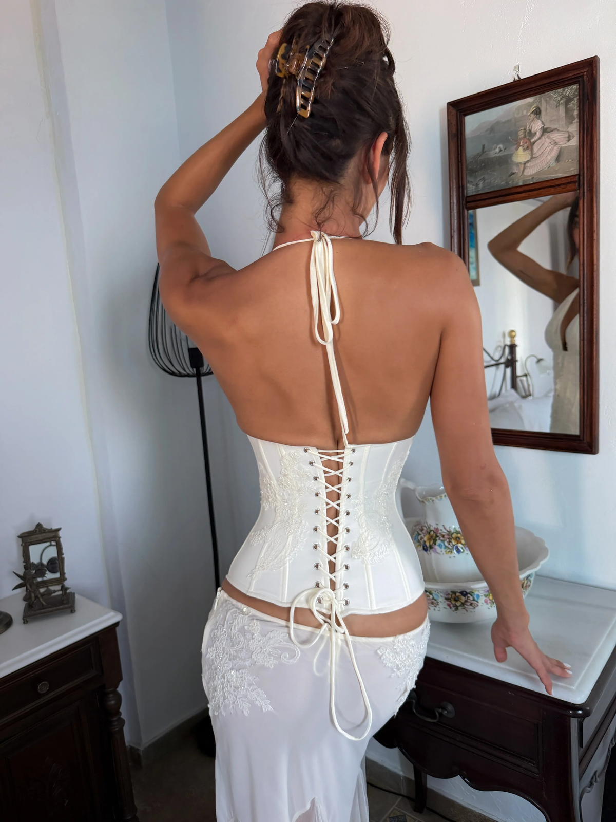 Mali Marea Rosabella Corset + Midi Skirt