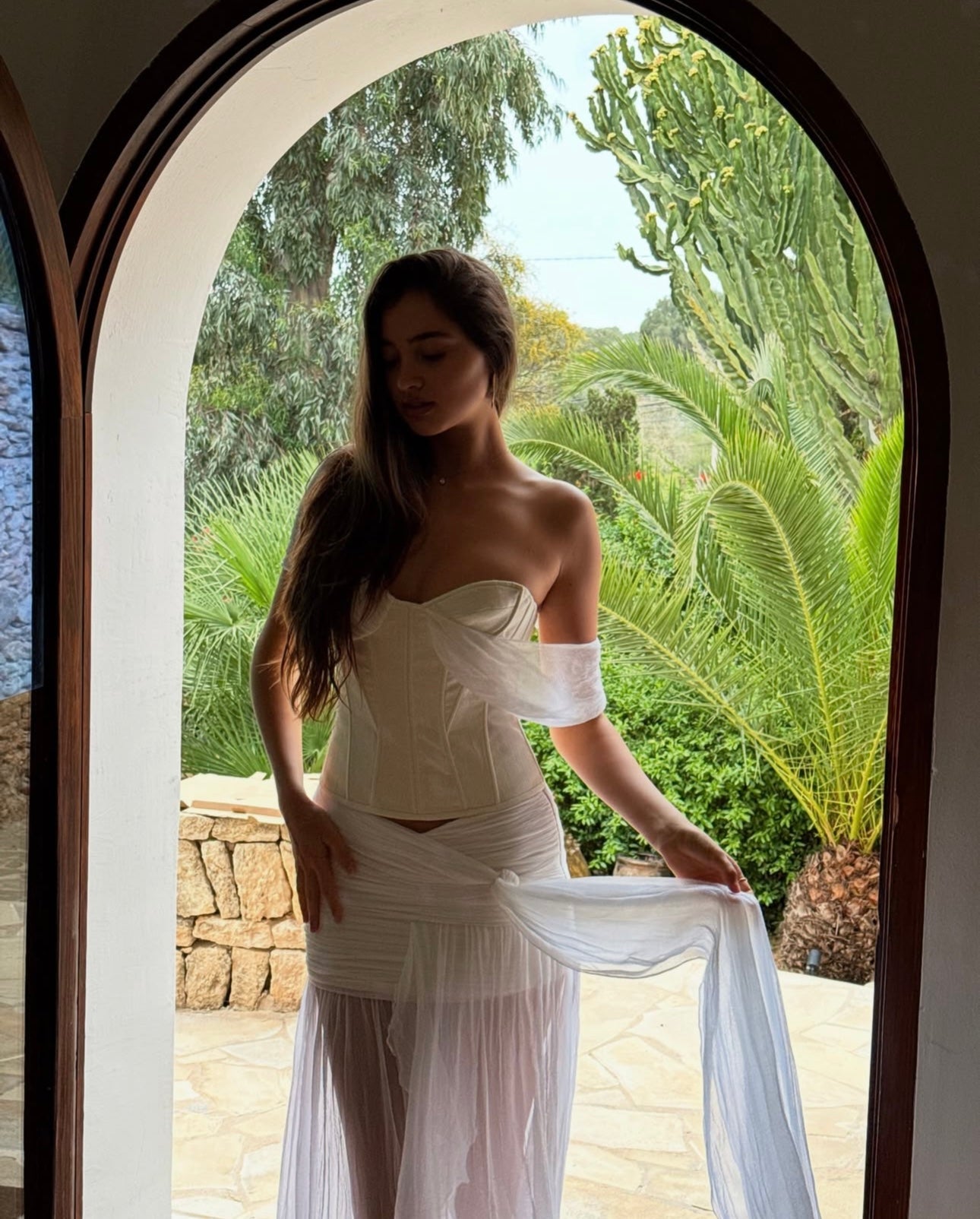 Sanea Season Saneha Silk Corset + Sita Maxi Skirt