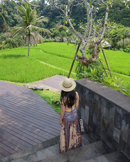 Zimmermann Ascension Plunge Halter Maxi Dress