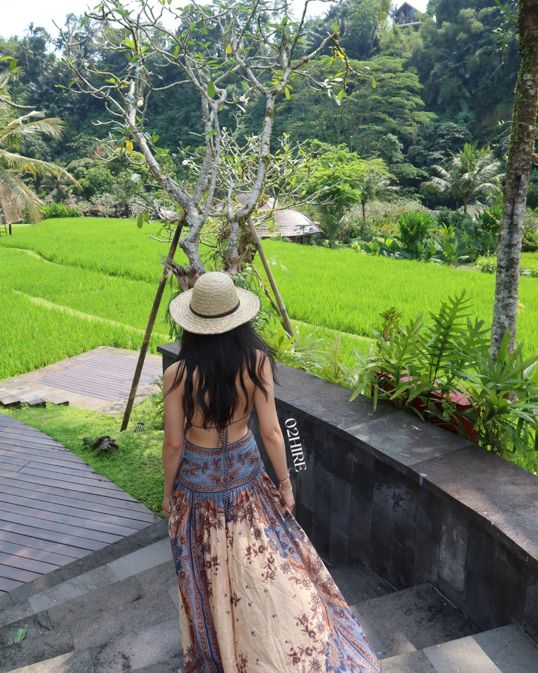 Zimmermann Ascension Plunge Halter Maxi Dress